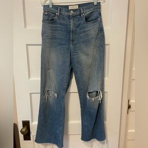 Slvrlake cropped distressed jeans